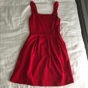 Red dress from Sunday in Brooklyn